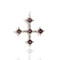 Brigid Cross Charm Spirit Amethyst - Silver