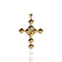 Brigid Cross of Kildare Charm Fire Ruby - Gold