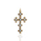 Cecilia Cross Blue - Gold