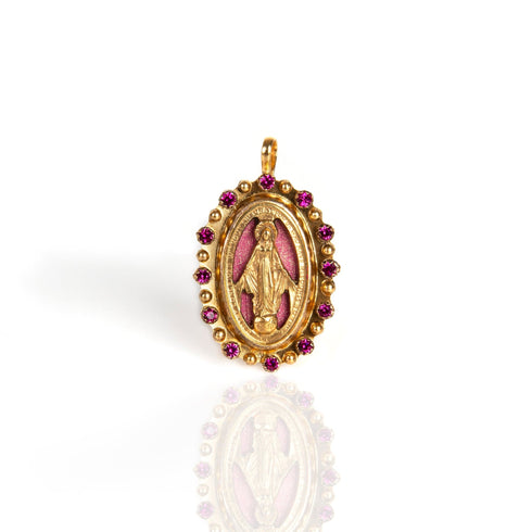 Milagrosa Medallion in PINK - VSA Designs