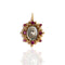 Oval Cloister Sacred Heart Charm in PINK - VSA Designs