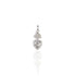 Sacred Heart sVa Mini Charm - Silver