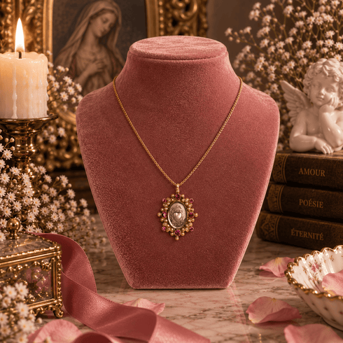 Heart Of Hope Charm Necklace - Silver