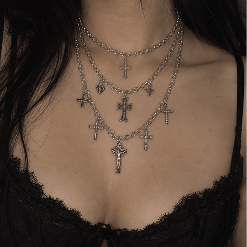 Bourne Again Gospel Necklace - Silver