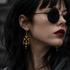 Bourne Again Gospel Earrings - Gold