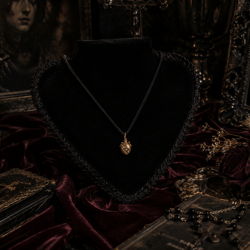 Bourne Again Poison Heart Charm - Gold