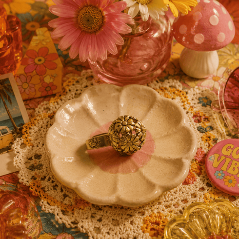 Daisy Darling Ring - Gold