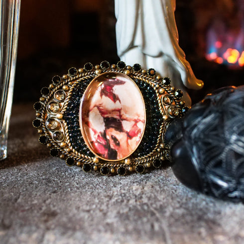 Goddess Image Buckle - Cowgirl Jet