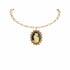 Iconic 6mm Pearl Choker Cream with Cat! - Gold