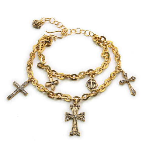 Bourne Again Gospel Bracelet - Gold