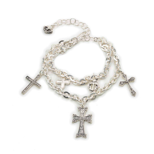 Bourne Again Gospel Bracelet - Silver