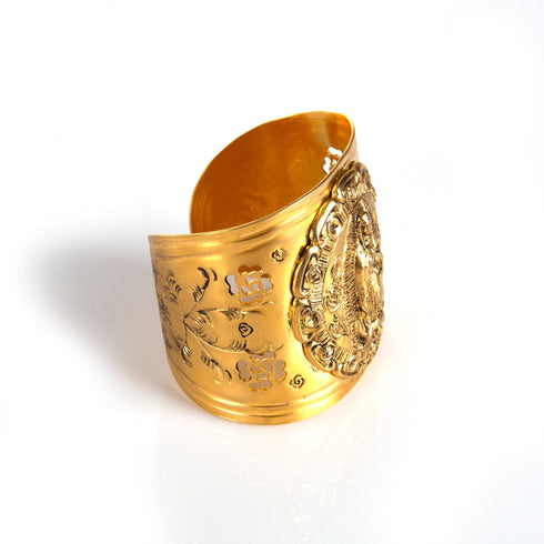 La Lupita Cuff - Gold - VSA Designs