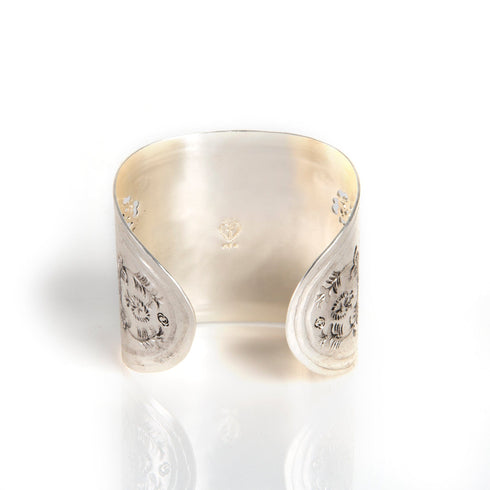 La Lupita Cuff - Silver - VSA Designs
