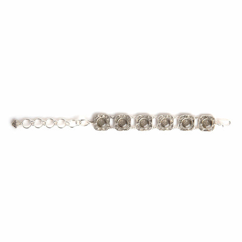 San Benito Square Bracelet - Silver