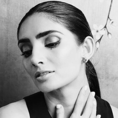 Peace Cross Post Earrings