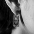 Retablo Rectangular Framed Earrings - Gold - VSA Designs