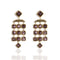 Brigid Cascade Post Earrings Spirit Amethyst - Gold
