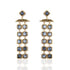 Brigid Waterfall Post Earrings Water Lt Sapphire - Gold