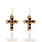 Addie Earrings Purple Velvet