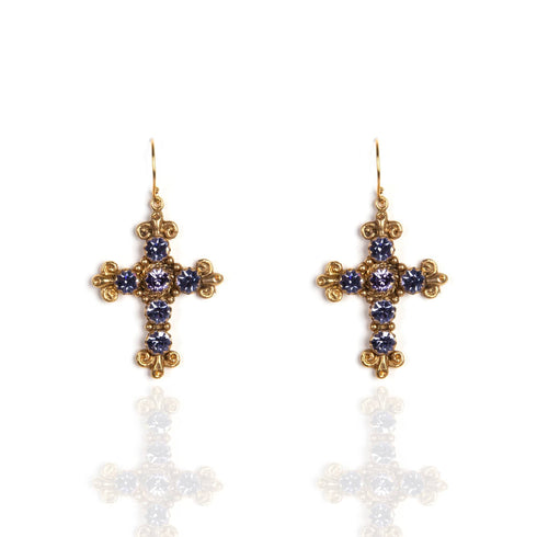 Addie Earrings Violet