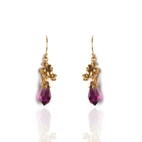Antigua Crystal Drop Earrings