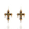 Audrey Earrings Amethyst Mix - Gold