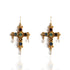 Audrey Earrings Amethyst Mix - Gold