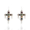 Audrey Earrings Amethyst Mix - Silver