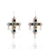 Audrey Earrings Amethyst Mix - Silver