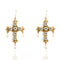 Audrey Earrings Clear - Gold