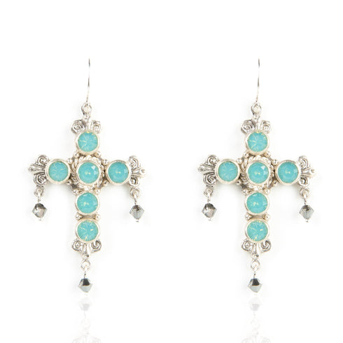 Audrey Earrings Pacific Opal - Silver