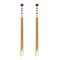 Brigid Serenity Post Earrings Fire Ruby - Gold