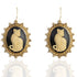 Cats! Cameo Grande Earrings - Gold