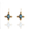 Ice Cross Earrings - Gold - VSA Designs