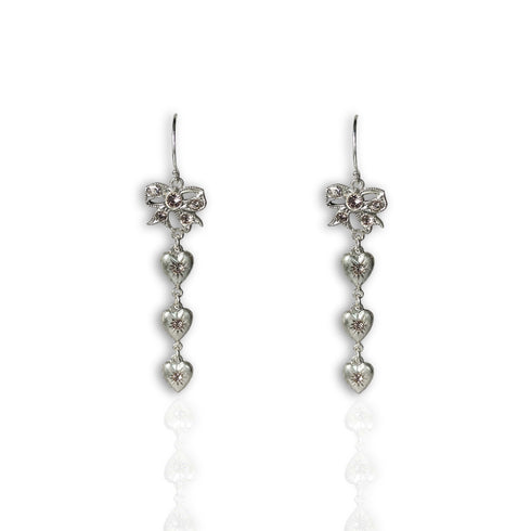 Love Love Love Earrings - Silver