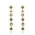 Brigid Mist Post Earrings Earth Olivine - Gold