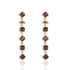 Brigid Mist Post Earrings Spirit Amethyst - Gold