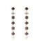 Brigid Mist Post Earrings Spirit Amethyst - Silver - VSA Designs