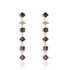Brigid Mist Post Earrings Spirit Amethyst - Silver - VSA Designs