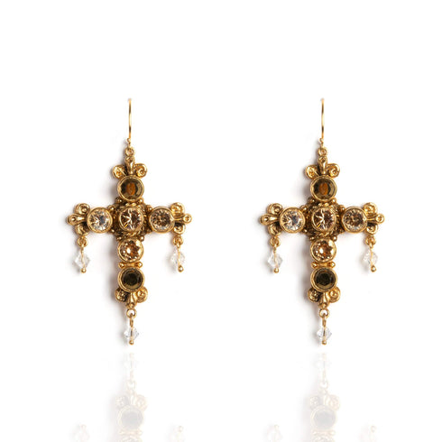 Audrey Earrings Mocha Mix