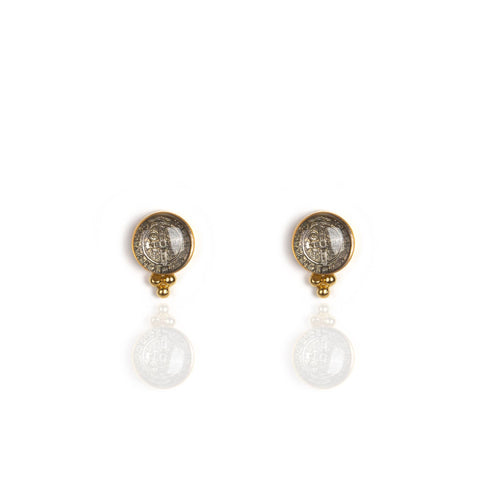 Piccolo Post Earrings - Gold