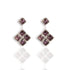 Brigid Seal of Grace Post Earrings Spirit Amethyst - Silver - VSA Designs