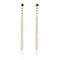 Brigid Serenity Post Earrings Earth Olivine - Silver - VSA Designs