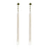 Brigid Serenity Post Earrings Earth Olivine - Silver - VSA Designs