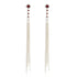 Brigid Serenity Post Earrings Fire Ruby - Silver - VSA Designs