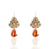 Vine Drop Earrings - Chili Pepper