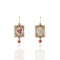 Scapular Earrings of Saint Valentine - Gold - VSA Designs