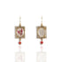 Scapular Earrings of Saint Valentine - Gold - VSA Designs