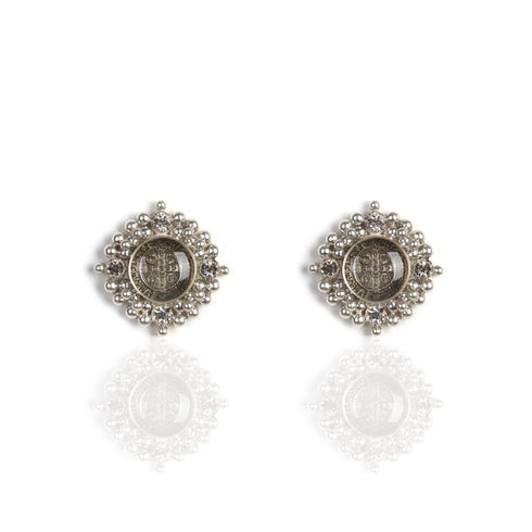 Petite Cloister Post Earrings - San Benito -Silver - VSA Designs