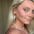 Addie Earrings Clear - Silver